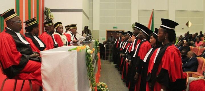 Audience de rentrée solennelle de la cour d’appel de commerce d’Abidjan.