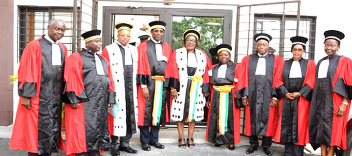 Audience solennelle d’ installation du Conseiller ASSI Eunice Patricia épouse AYIE, le mardi 22 janvier 2019